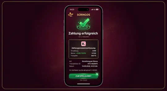 Schritt 3: Bestätigung und Gutschrift